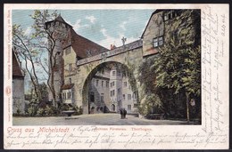 1902 ALTE KARTE - ** GRÜSS AUS MICHELSTADT ** SCHLOSS FÜRSTENAU - SELTEN ! - Michelstadt