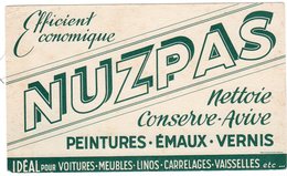 Juin18   81852    Buvard     Nuzpas - Paints