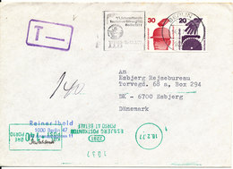 Germany Underpaid Cover With Postal Due T Sent To Denmark Berlin 14-2-1977 - Lettres & Documents
