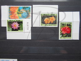 VEND BEAUX TIMBRES DE WALLIS ET FUTUNA N° 419 - 422 + BDF , XX !!! - Unused Stamps