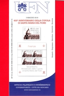 Nuovo - VATICANO - 2018 - Bollettino Ufficiale - 600 Anni Della Cupola Di S.Maria Del Fiore - BF 3 - Storia Postale