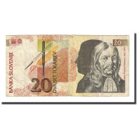 Billet, Slovénie, 20 Tolarjev, 1992-01-15, KM:12a, TB - Slovenië