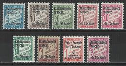 Océanie Yv. 1-9, Mi 1-9 * - Timbres-taxe