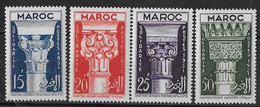 ⭐ Maroc - YT N° 315 à 318 ** - Neuf Sans Charnière - 1952 ⭐ - Neufs