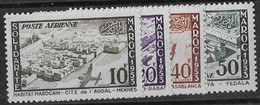 ⭐ Maroc - Poste Aérienne - YT N° 94 à 97 ** - Neuf Sans Charnière - 1954 ⭐ - Luchtpost