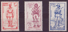 ⭐ Guinée - YT N° 169 à 171 ** - Neuf Sans Charnière - 1941 ⭐ - Nuevos