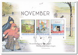 Nederland, Gestempeld USED, November ( With 3 Postcards ) - Persoonlijke Postzegels