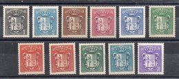 ANDORRE  N°47 à 51-53-54-57 à 60 Neufs Avec Ou Sans Charniere Cote 7.45€ - Neufs