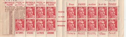 Carnet Type Gandon Non Comple, 17 Timbres Sur 20 Sans Charniére Daté Ref  813 C 1 - Otros & Sin Clasificación