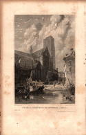 Pays-Bas - Vue De La Cathédrale De Rotterdam - Estampes & Gravures