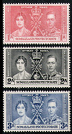 SOMALILAND 1937 - Set MLH* - Somaliland (Protettorato ...-1959)