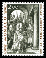 ** MONACO N°876A, Non émis: Légende Albert Dûrer Au Lieu De Albrecht. TB (certificat)  Qualité: **  Cote: 5500 Euros - Altri & Non Classificati