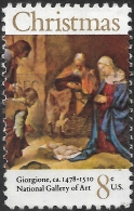 USA 1971 Christmas - 8c Adoration Of The Shepherds (Giorgione) FU - Usati