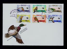 MACAO Macau Native Local Birds Regional Oiseaux Faune Animals Fdc 1984 Portugal Gc3424 - Brieven En Documenten