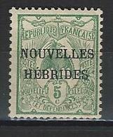 Nouvelles Hébrides Yv. 1, Mi 10 * - Unused Stamps