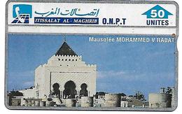 @+ Maroc - MAUSOLEE DE MOHAMMED V - 50U. (306A). 1993 - Ref : ONPT-2 (306A) - Morocco