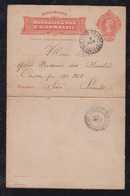 Brazil Brasil 1918 Stationery Lettercard 100R CAMPO GRANDE MATTO GROSSO To SAO PAULO - Brieven En Documenten