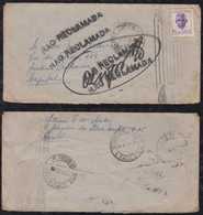 Brazil Brasil 1963 Cover 8,00 Cr NEIVA Single Use BAURU To SAO PAULO Returned To Sender - Briefe U. Dokumente