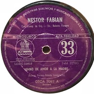 Sencillo Argentino De Néstor Fabián Año 1964 - World Music
