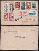 Brazil Brasil 1965 Airmail Cover SAO PAULO To MANNHEIM Germany Returned To Sender - Briefe U. Dokumente