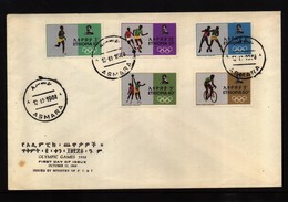 Ethiopia 1968 Olympic Games Mexico City FDC - Zomer 1968: Mexico-City