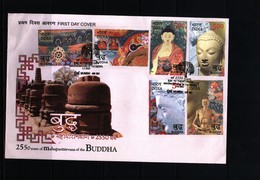 India 2007 Buddha FDC - Storia Postale