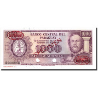 Billet, Paraguay, 1000 Guaranies, 1952, 1952, Specimen TDLR, KM:201s, NEUF - Paraguay