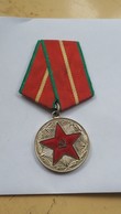 Medaille CCCP -"For Impeccable Service" 1958 , 20 Jaar / 20 Years - Rusia