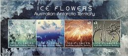 2016 - Australian Antarctic Territory ICE FLOWERS Minisheet Minature Sheet Stamps MNH - Neufs