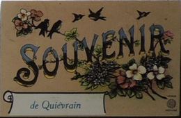 Quiévrain Carte Fantaisie " Souvenir " - Quievrain