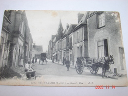 C.P.A.- Neuvy Le Roi (37) - Grande Rue - 1910 - TTB (Z35) - Neuvy-le-Roi