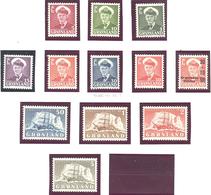 Groenland: Yvert 19/27 + 33**; MNH; Cote 157.00 - Nuevos