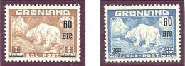Groenland: Yvert 28/29**; MNH; Cote 115.00 - Ongebruikt