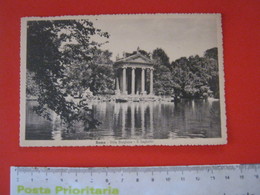 CA10 - ITALIA ROMA - VG. NO 1910 - VILLA BORGHESE IL LAGHETTO LAKE - Parques & Jardines