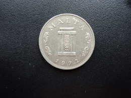 MALTE : 5 CENTS  1972   KM 10    SUP - Malta