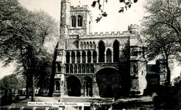 BEDS - DUNSTABLE - PRIORY CHURCH WEST FRONT RP  Bd106 - Other & Unclassified