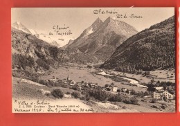 DA06-09 Hérens Villa Sur Evolène Glacier De Ferpècle,Veisivi Et Perroc. Mention : Vacances Juillet Et Aout 1920. Jullien - Evolène