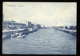 FIUMICINO - ROMA 1955 - IL PORTO - Fiumicino