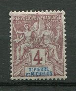 SPM *  N° 61 - 4c - Unused Stamps