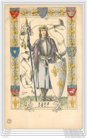 Carte Illustree Par Driesten Representant Jeanne D'Arc En 1429 - Femmes Célèbres
