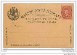 MEXICO - Entier Postal Neuf - Tarjeta Carta Sin Respuesta - Mexico