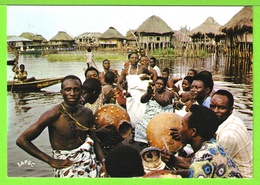 BENIN - VILLAGE LACUSTRE DE GANVIE - Carte Vierge - Benin