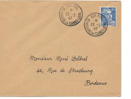 Timbres Sur Lettre - 1944-45 Arc Of Triomphe