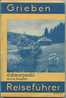 Schwarzwald - 1935 - Mit 7 Karten - 144 Seiten Plus 21 Seiten Werbung - Band 37 Der Griebens Reiseführer - Bade-Wurtemberg