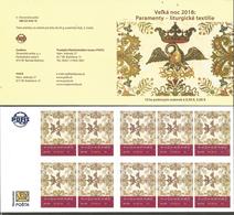 SK 2018-656 Easter 2018: Paraments – Liturgical Textiles  SLOVAKIA, BOOKLET, MNH - Neufs