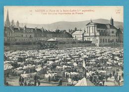 CPA 55 - Foire De La Saint-Ladre - Marché Aux Bestiaux AUTUN 71 - Autun