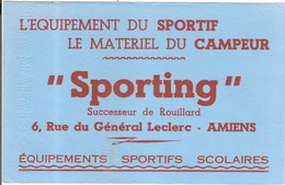 Buvard Sporting Successeur Rouillard 6 Rue Du Général Leclerc Amiens 80 Somme - Deportes
