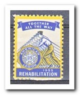 Amerika 1955, Postfris MNH, Rehabilitation - Unclassified