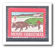 Amerika 1947, Postfris MNH, Christmas ( Above Imperf. ) - Ohne Zuordnung