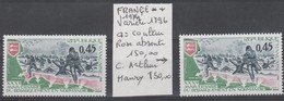 TIMBRE DE FRANBCE NEUF ** LUXE Nt 2060  A = COULEUR ORANGE AU LIEU DE JAUNE COTE 150 € - Unused Stamps